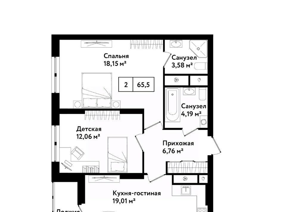 квартира г Тула р-н Привокзальный ул Седова 26к/1 фото 1