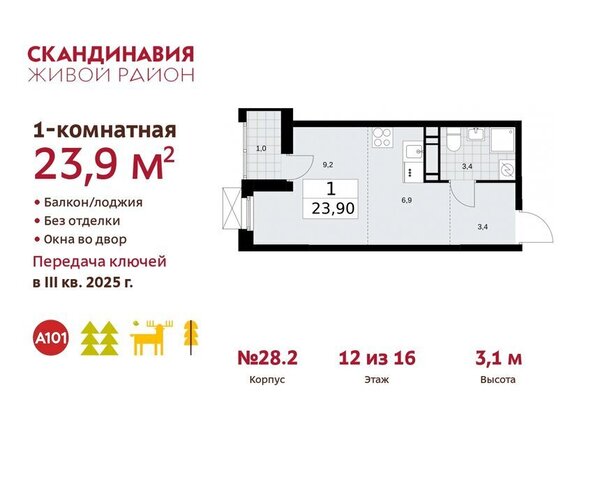 метро Коммунарка ТиНАО квартал № 167 фото