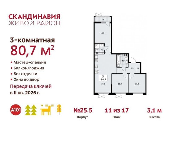 метро Коммунарка ТиНАО жилой комплекс Скандинавия фото