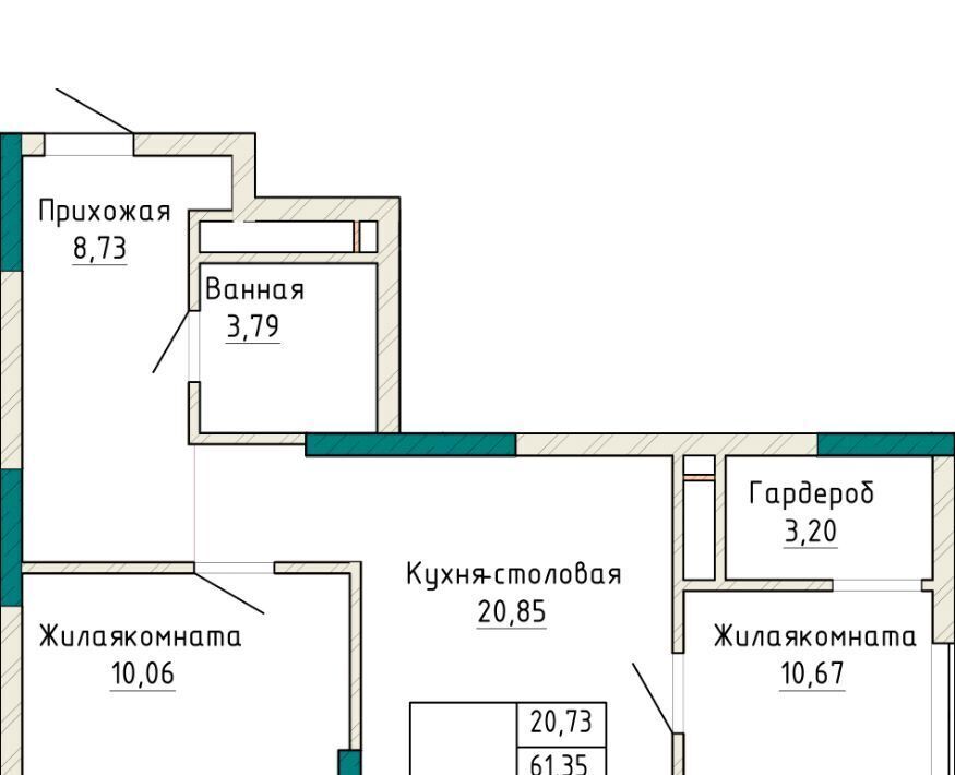 квартира г Екатеринбург Эльмаш ЖК Изумрудный Бор Проспект Космонавтов, жилрайон фото 1