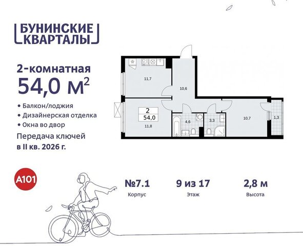 ЖК Бунинские Кварталы 7/1 метро Коммунарка метро Бунинская аллея ТиНАО фото