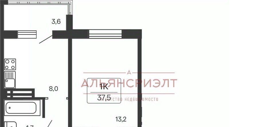 квартира г Новосибирск р-н Кировский ул Сибиряков-Гвардейцев 53/10 Площадь Маркса фото 7