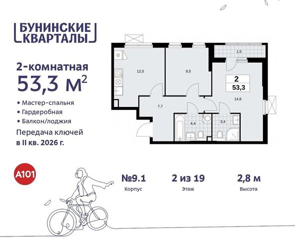 ЖК Бунинские Кварталы метро Коммунарка метро Бунинская аллея ТиНАО фото