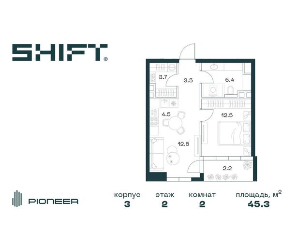 метро Ленинский проспект ул Орджоникидзе 10 ЖК «SHIFT» 2-й Донской пр-д фото