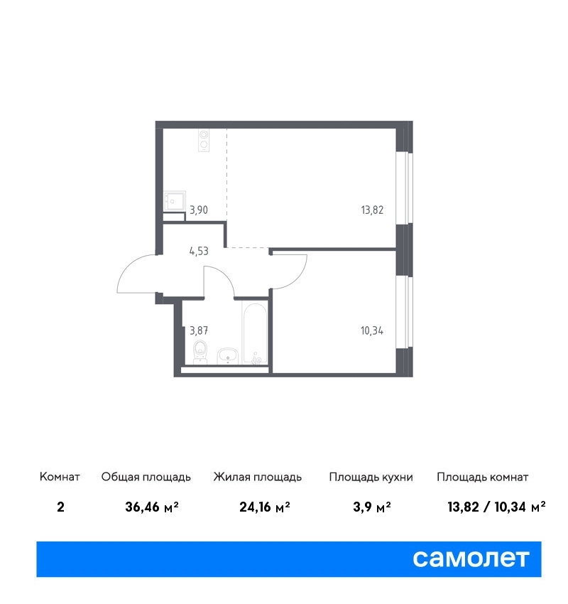 квартира г Москва п Рязановское ЖК «Подольские кварталы» метро Бунинская аллея Щербинка, к 3 фото 1