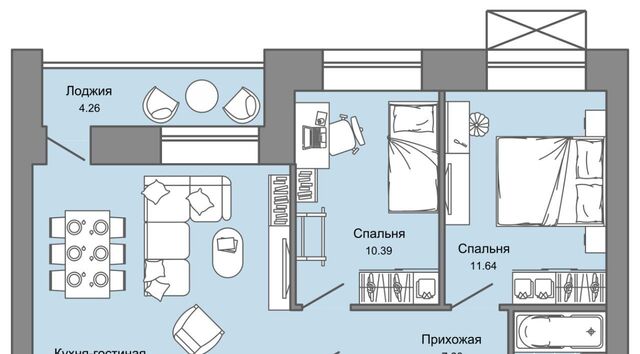 р-н Ленинский ул 4-й Пятилетки 86 ЖК «Зарядное» фото