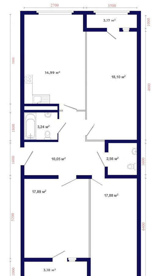 квартира р-н Иркутский рп Маркова ул Академика Герасимова 17 фото 2