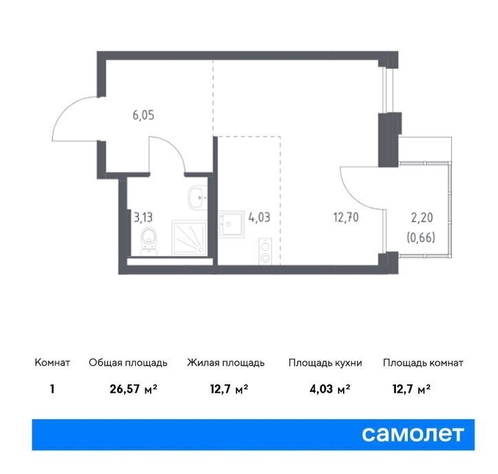 квартира г Москва ТиНАО Внуково ЖК «Новое Внуково» Кокошкино, к 11 фото 1