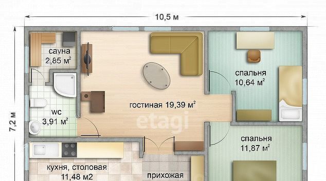 дом р-н Прионежский Шуйское с/пос, Жилой массив Ринда тер фото 3