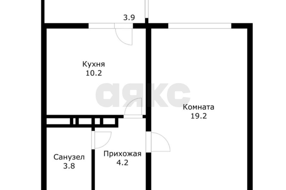 квартира г Краснодар р-н Прикубанский ул им. Генерала Трошева Г.Н. 39 муниципальное образование Краснодар фото 10