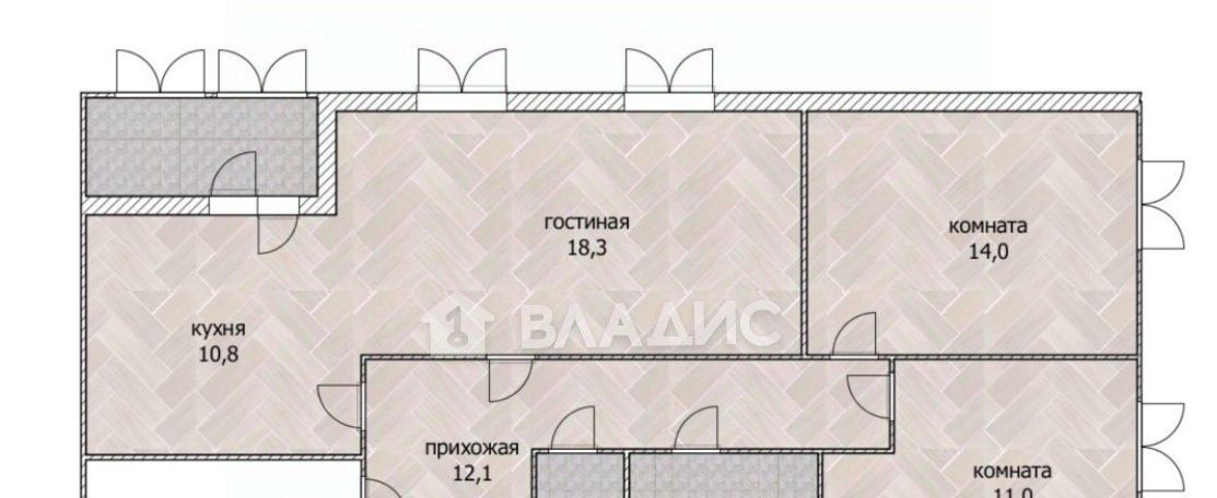 квартира г Уфа р-н Кировский б-р Назара Наджми 19/1 фото 24