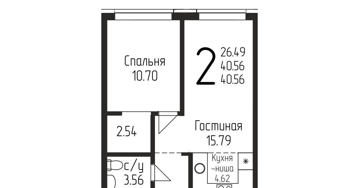 квартира г Уфа р-н Кировский ул Бородинская 19/1 фото 1