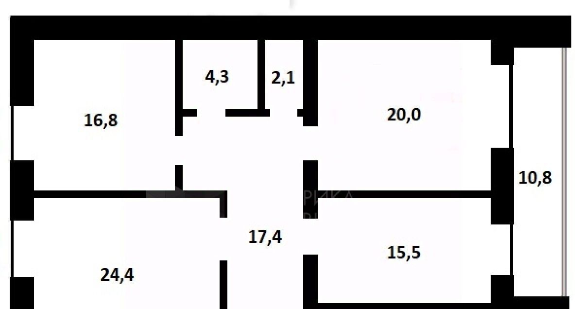 квартира г Тюмень р-н Центральный ул Дружбы 75 фото 2