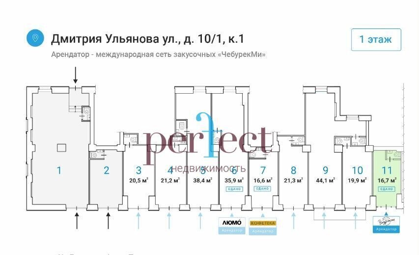 торговое помещение г Москва метро Академическая ул Дмитрия Ульянова 10/1к 1 фото 5