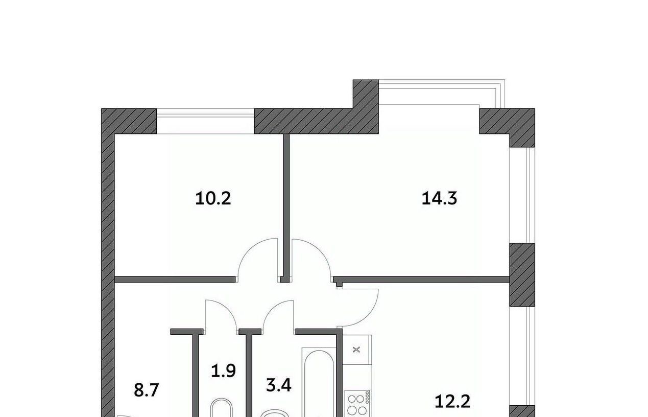 квартира г Москва п Внуковское ЖК «Городские истории» метро Рассказовка фото 1