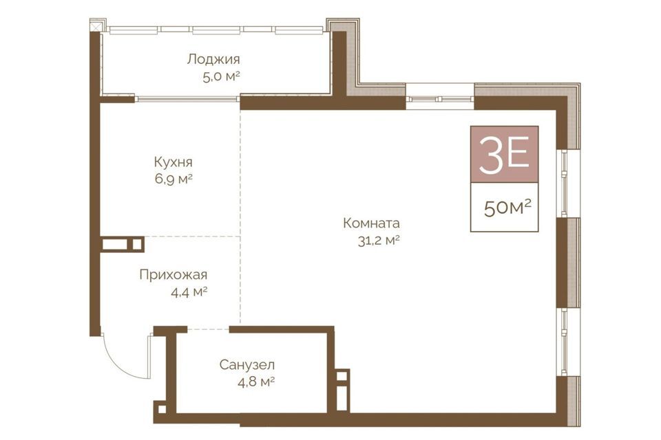 квартира г Владивосток р-н Первореченский Владивостокский городской округ, Жилой комплекс Днепровский фото 1