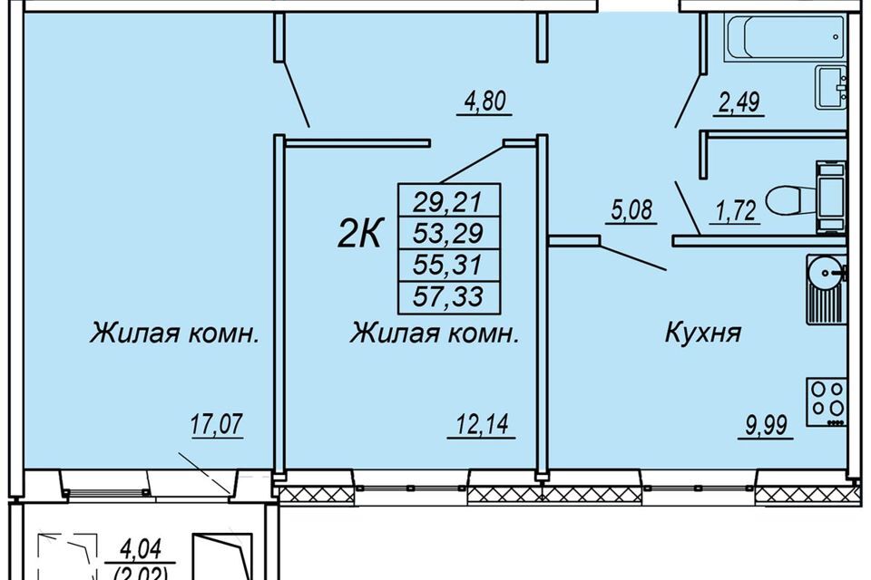 квартира г Хабаровск р-н Железнодорожный Железнодорожный район, городской округ Хабаровск фото 1