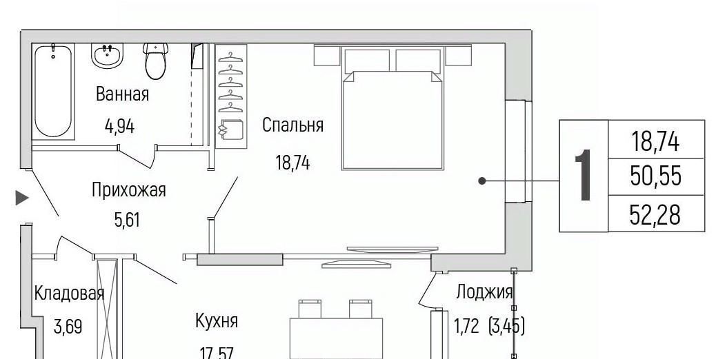 квартира городской округ Красногорск д Бузланово Опалиха фото 1