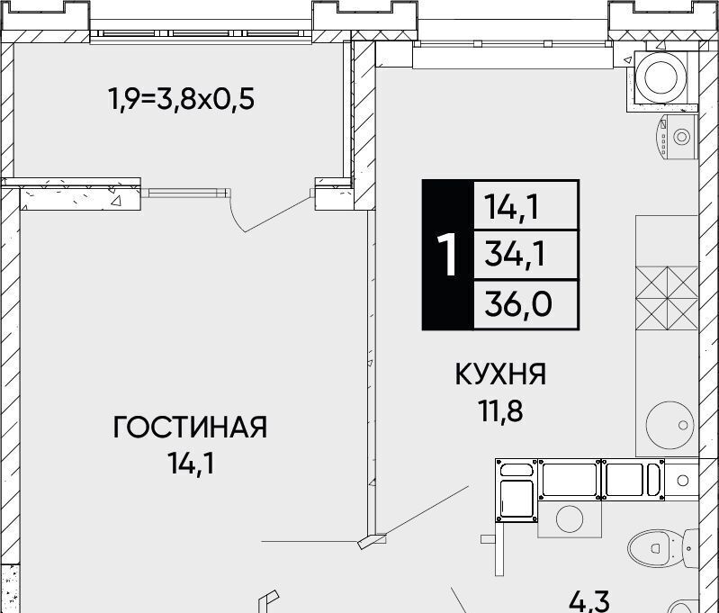 квартира г Ростов-на-Дону р-н Кировский ЖК Левобережье фото 1