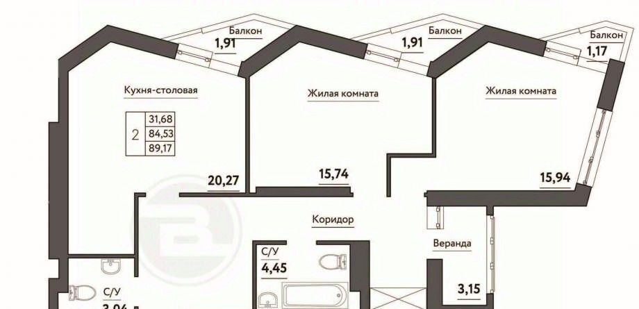 квартира г Самара Безымянка ЖК Времена года 13-й мкр фото 9