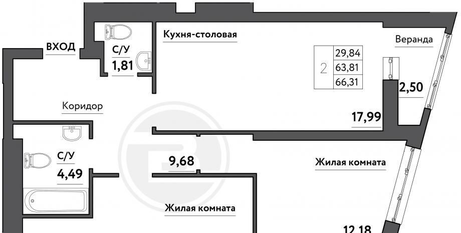 квартира г Самара Безымянка ЖК Времена года 13-й мкр фото 9