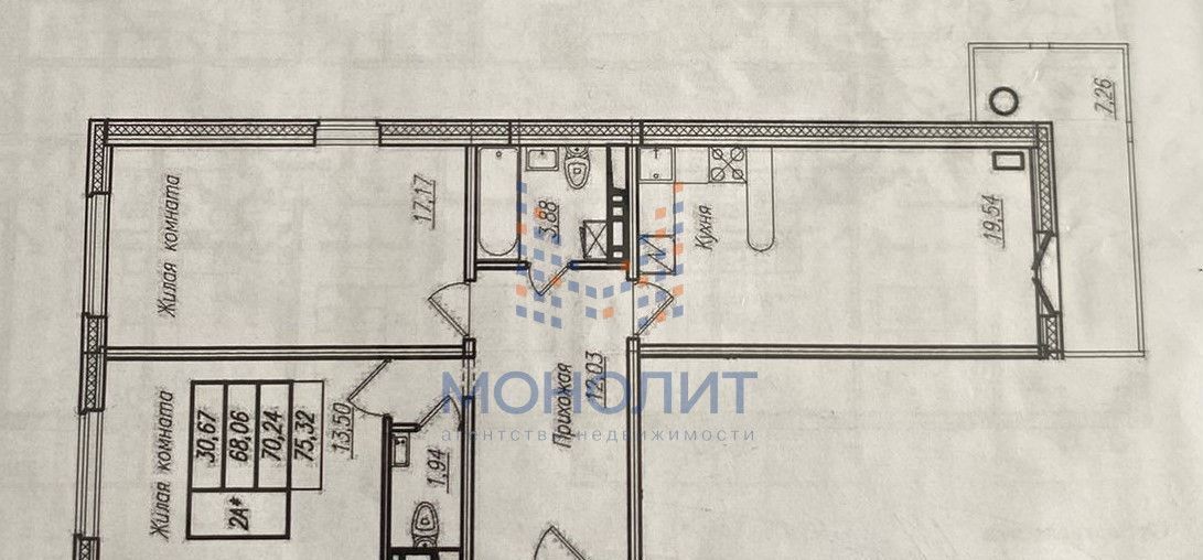 квартира г Чебоксары р-н Ленинский пр-кт Геннадия Айги 28 фото 18