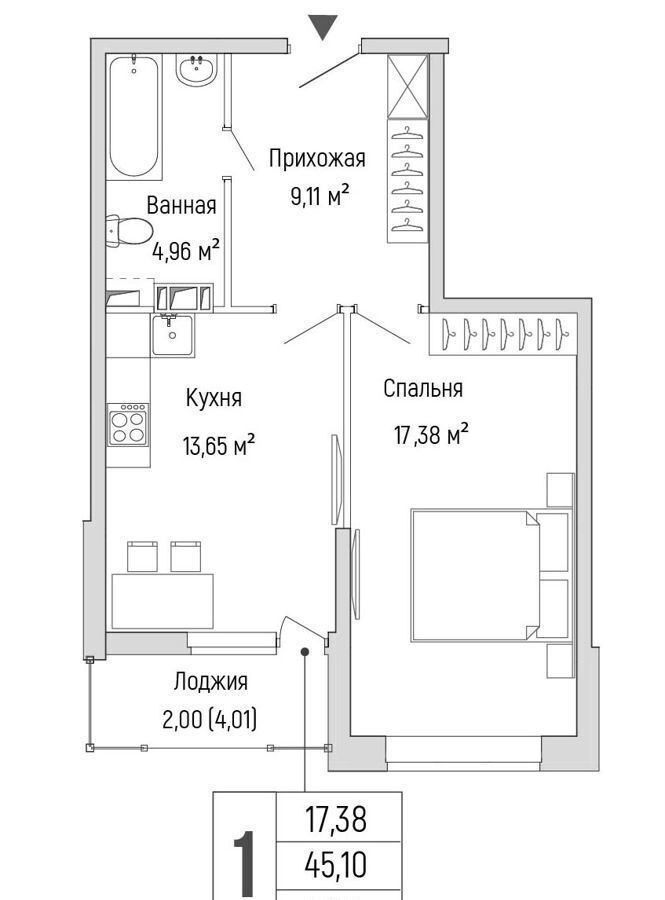 квартира г Красногорск Жилой дом М-5 ш. Новорижское фото 3