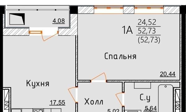 квартира ул Графа Воронцова 78 блок-секция А-3 фото