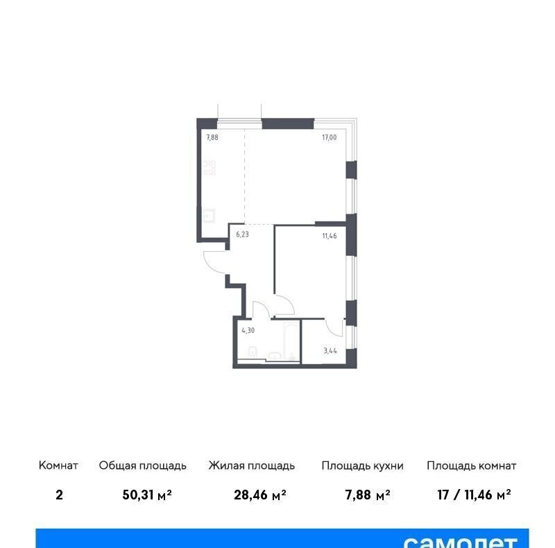 квартира г Москва метро Марьино жилой комплекс Квартал Домашний, 1 фото 1