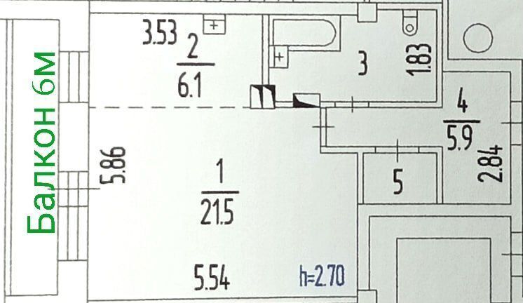 квартира г Пермь р-н Орджоникидзевский ул Александра Щербакова 43а фото 4