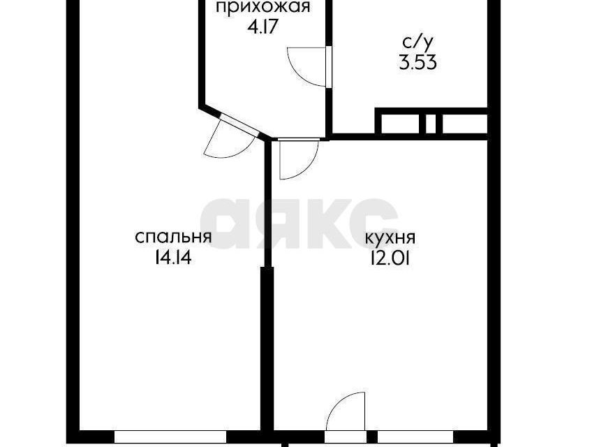 квартира г Краснодар р-н Прикубанский ЖК «Облака» Краснодар городской округ, Генерала Корнилова, 10 фото 7