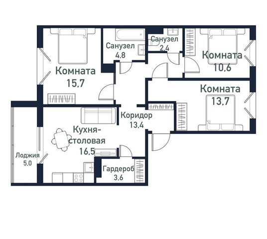 Кременкульское сельское поселение, жилой комплекс Парковый Премиум фото