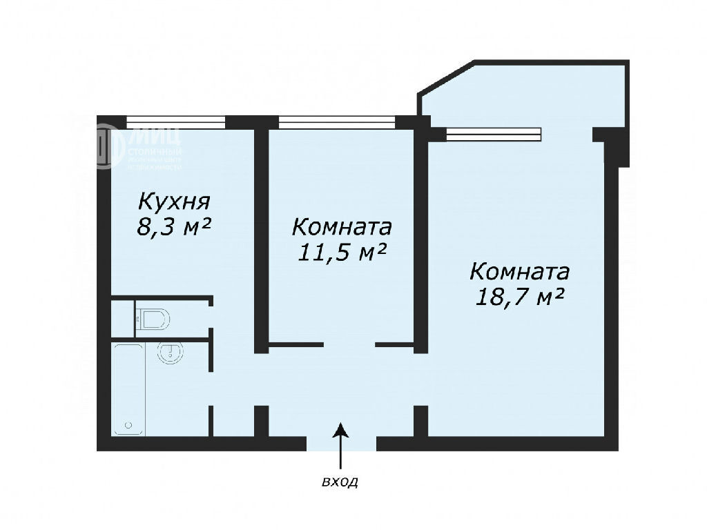 квартира г Москва метро Москворечье проезд Южный 4к/1 адм. округ Кантемировская ул. фото 2