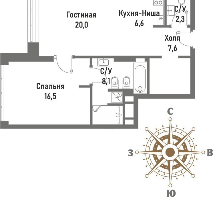 квартира г Москва метро Сокольники ул Рубцовско-Дворцовая 4 ЖК Ренессанс муниципальный округ Сокольники фото 26