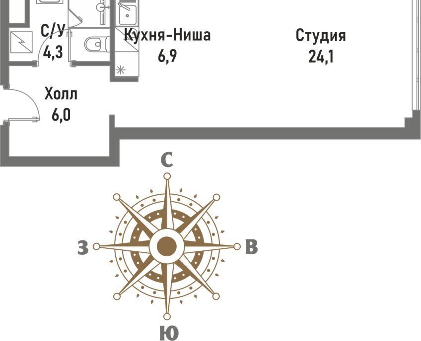 квартира г Москва метро Сокольники ул Рубцовско-Дворцовая 4 ЖК Ренессанс муниципальный округ Сокольники фото 26