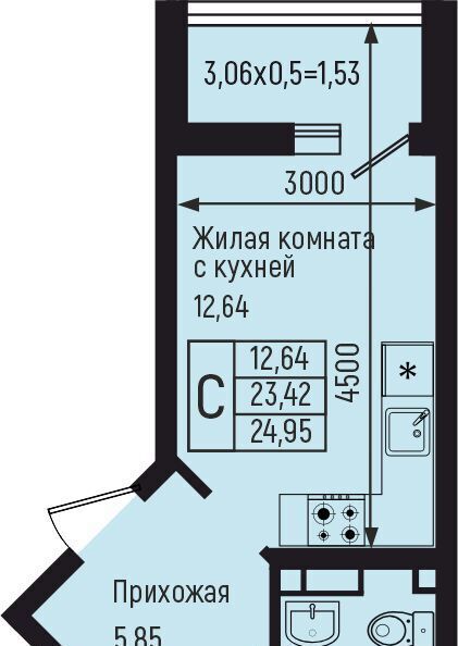 квартира р-н Туапсинский с Небуг фото 1