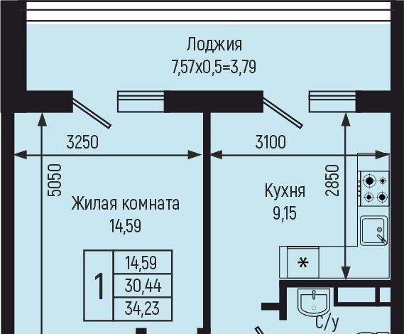 квартира р-н Туапсинский с Небуг фото 1