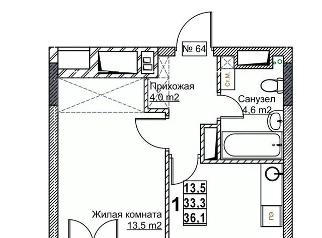 р-н Канавинский Стрелка Мещерское Озеро ЖК «Гранд Квартал Бетанкур» жилрайон, 1-й мкр фото