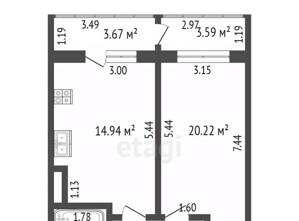 квартира г Якутск тракт Вилюйский 11/2 фото 20