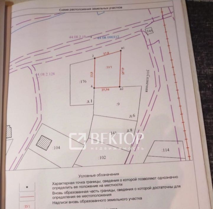 земля р-н Красносельский пгт Красное-на-Волге ул Солнечная 2 фото 3