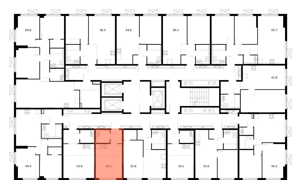 квартира г Москва метро Верхние Лихоборы 3-й Нижнелихоборский проезд, стр. 3. 4 фото 2