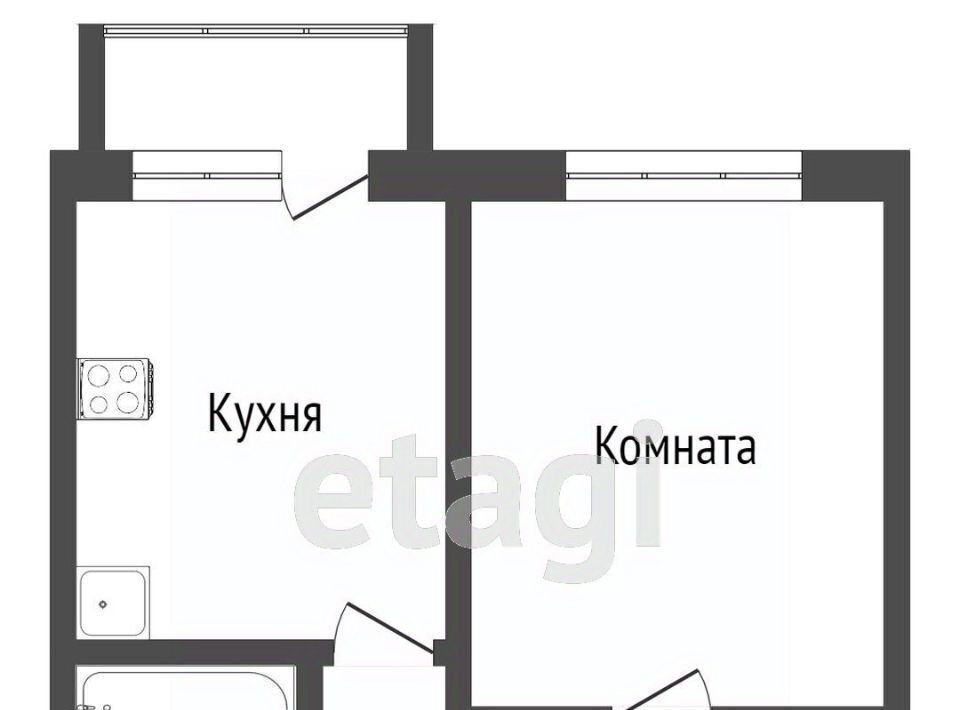 квартира р-н Калининский д Андрейково проезд 1-й Полевой 9 Бурашевское сельское поселение фото 19