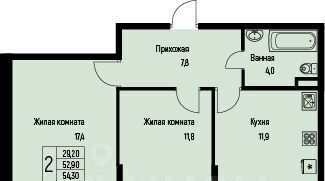 квартира г Краснодар п свх Прогресс п Березовый ЖК Прогресс муниципальное образование фото 1