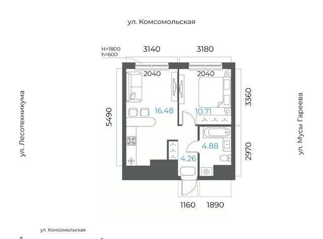 р-н Октябрьский микрорайон Глумилино-2 8-е Небо жилой комплекс фото