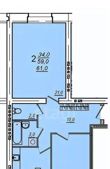 квартира г Вологда Водники ул Северная 36г фото 1