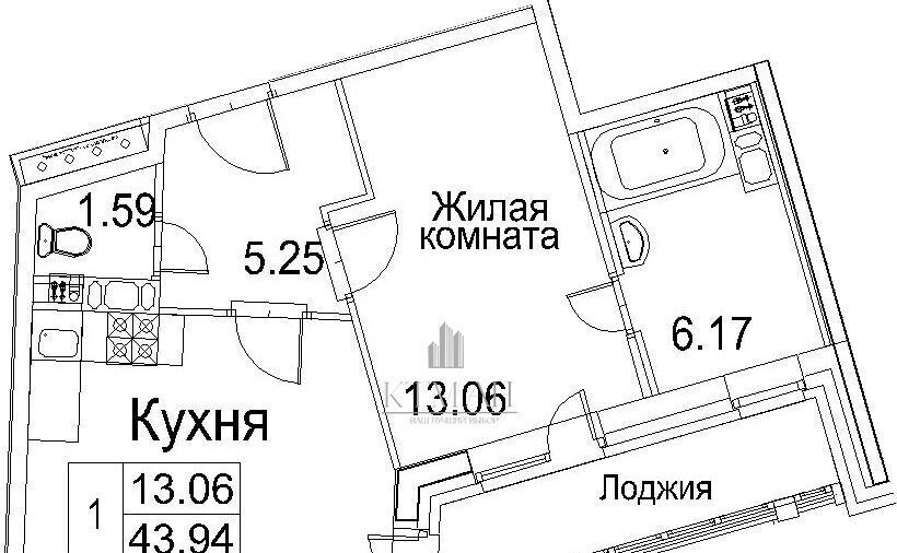 квартира г Санкт-Петербург метро Комендантский Проспект ул Плесецкая 6 фото 2