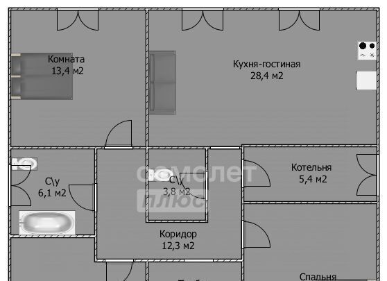 дом р-н Стерлитамакский снт Заря Наумовский сельсовет фото 2