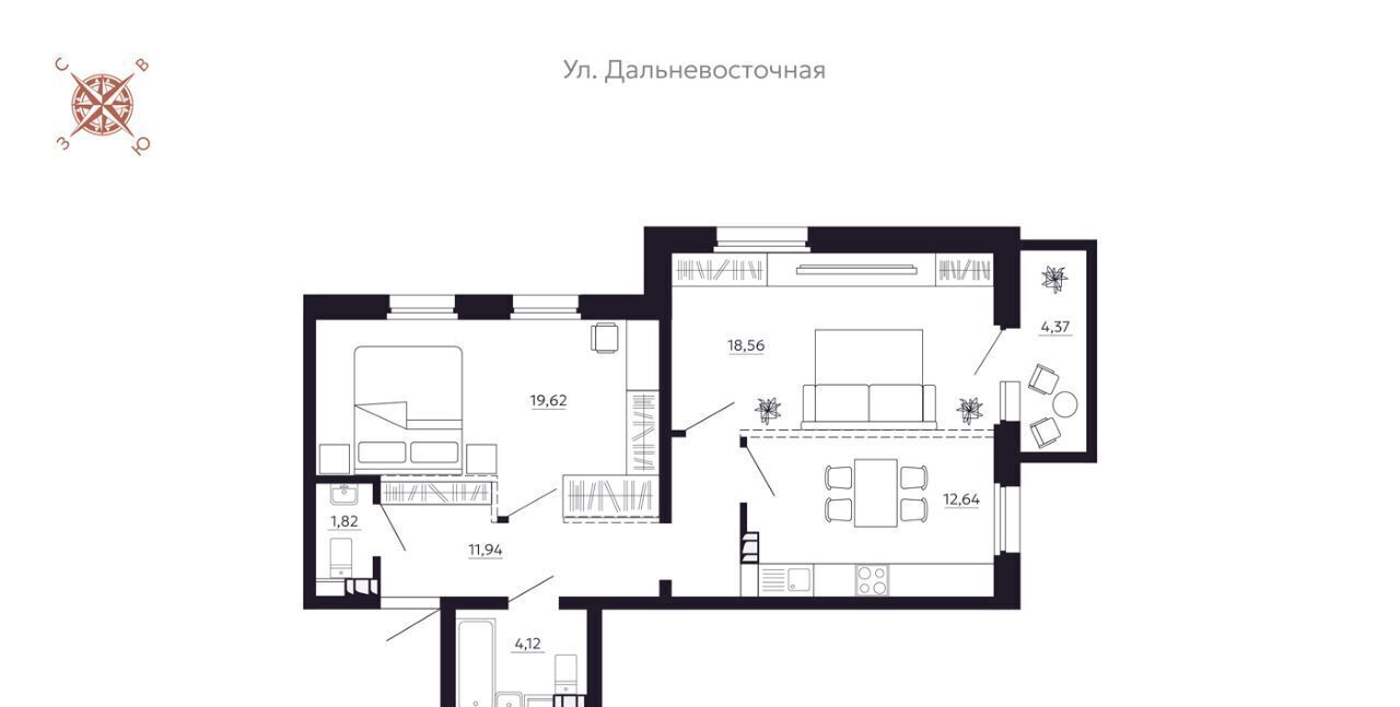 квартира г Иркутск р-н Октябрьский наб. Верхняя фото 1