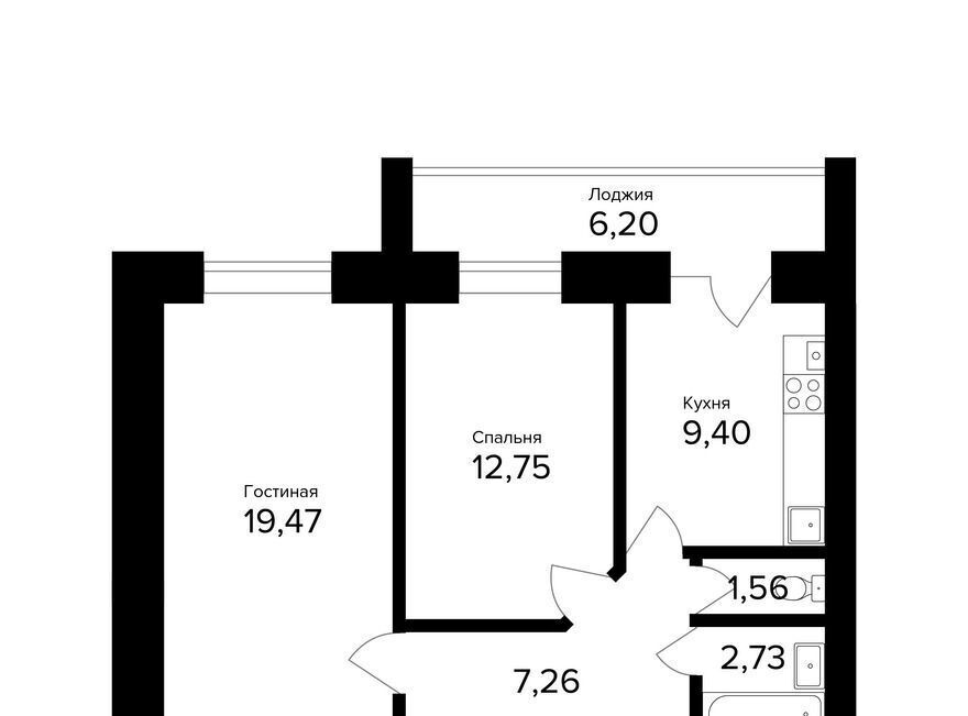 квартира г Ярославль р-н Дзержинский ул Александра Додонова 10к/5 фото 1