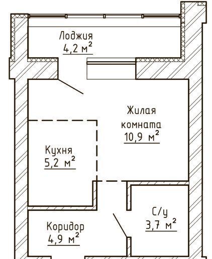 квартира г Тольятти р-н Автозаводский ул 40 лет Победы ЖК «Ёлки park» поз. 3. 1 фото 4